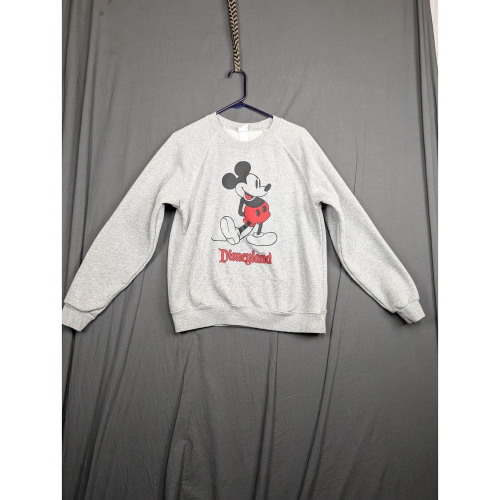Disney Men's Grey Sweatshirt Size Medium Mickey Mouse